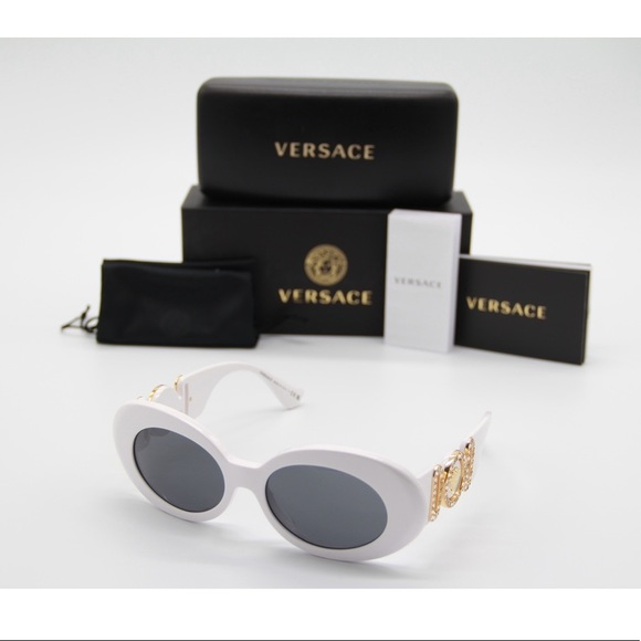 NEW VE4426BU 314/87 VERSACE MEDUSA SUNGLASSES MOD 4426BU WHITE VERSACE VE 4426BU - Picture 7 of 10